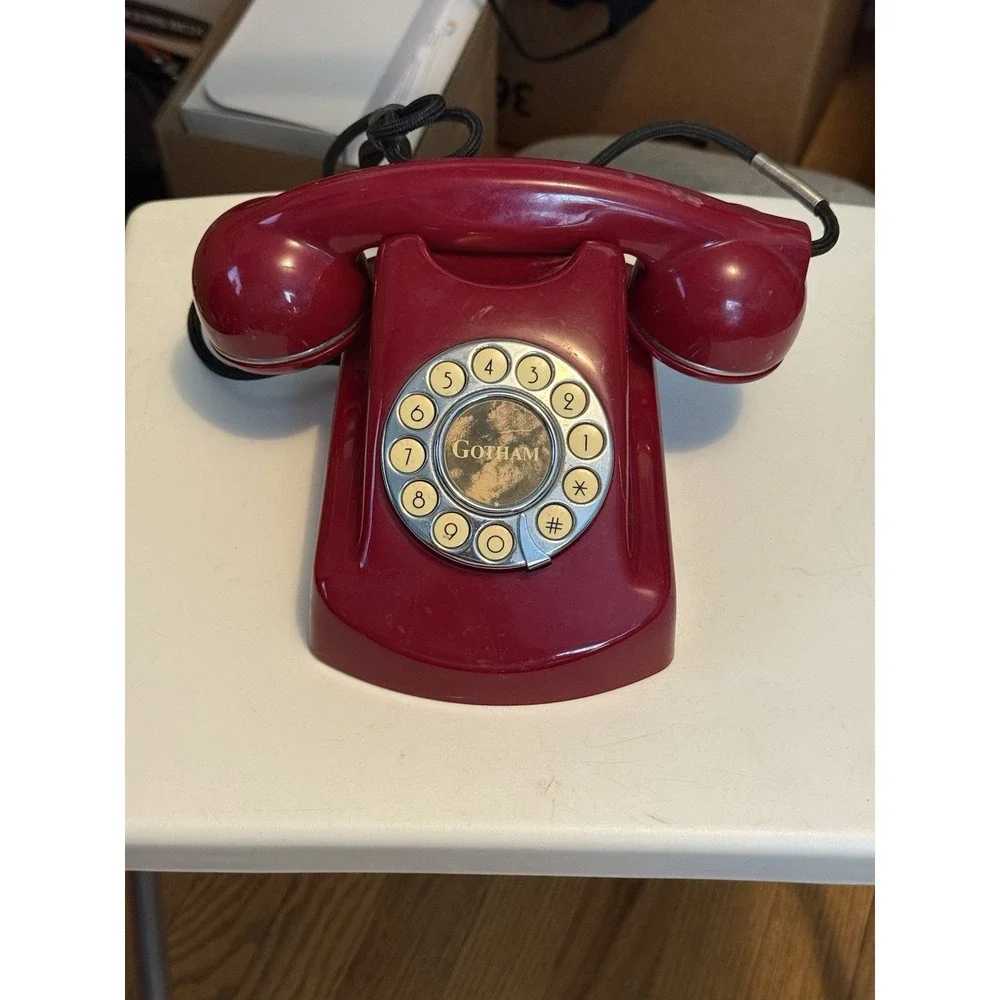 Vintage Gotham Push Button Phone, ‎ Looks Good , ( Untested )